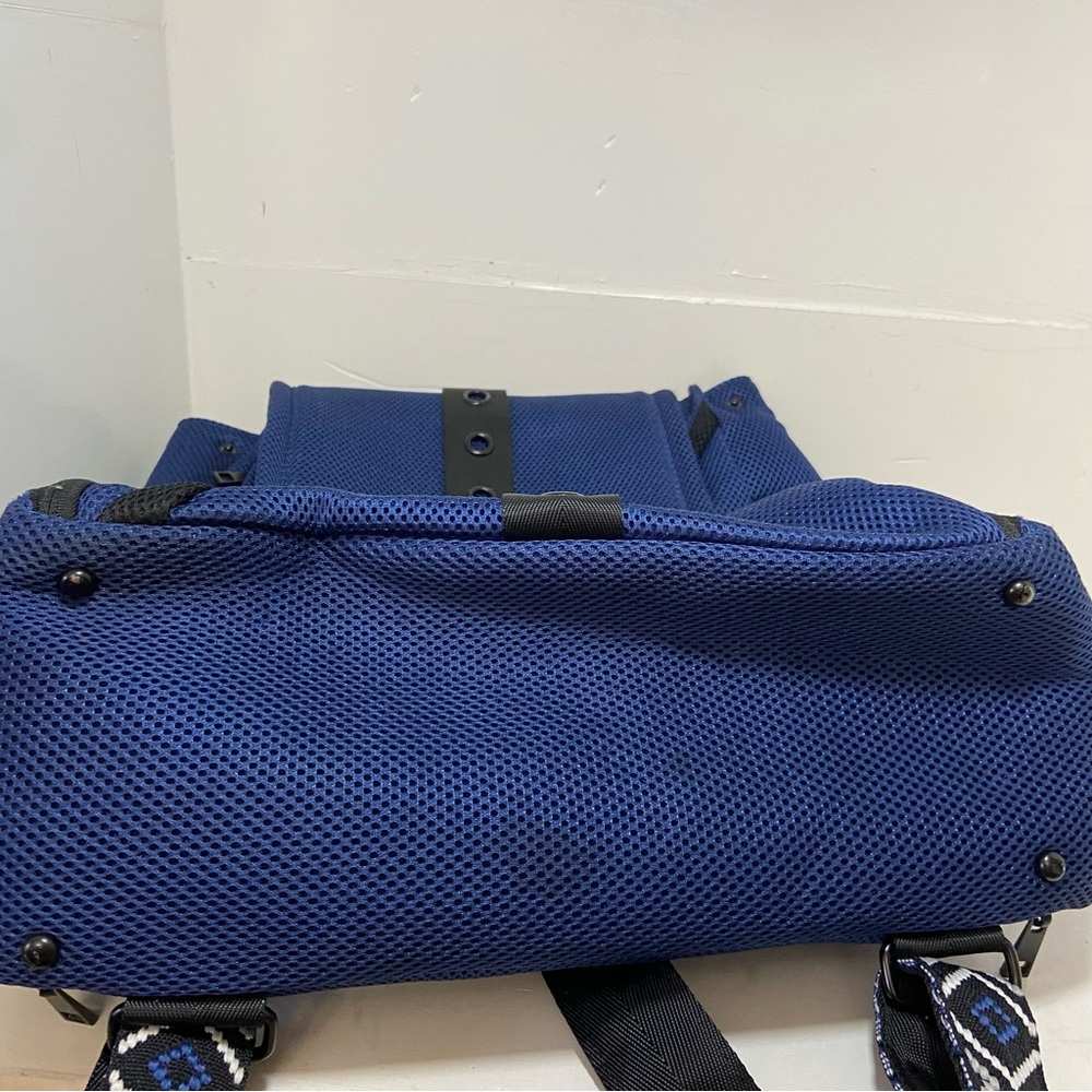 Go Dash Dot All Mesh Blue Backpack With Crossbody… - image 7